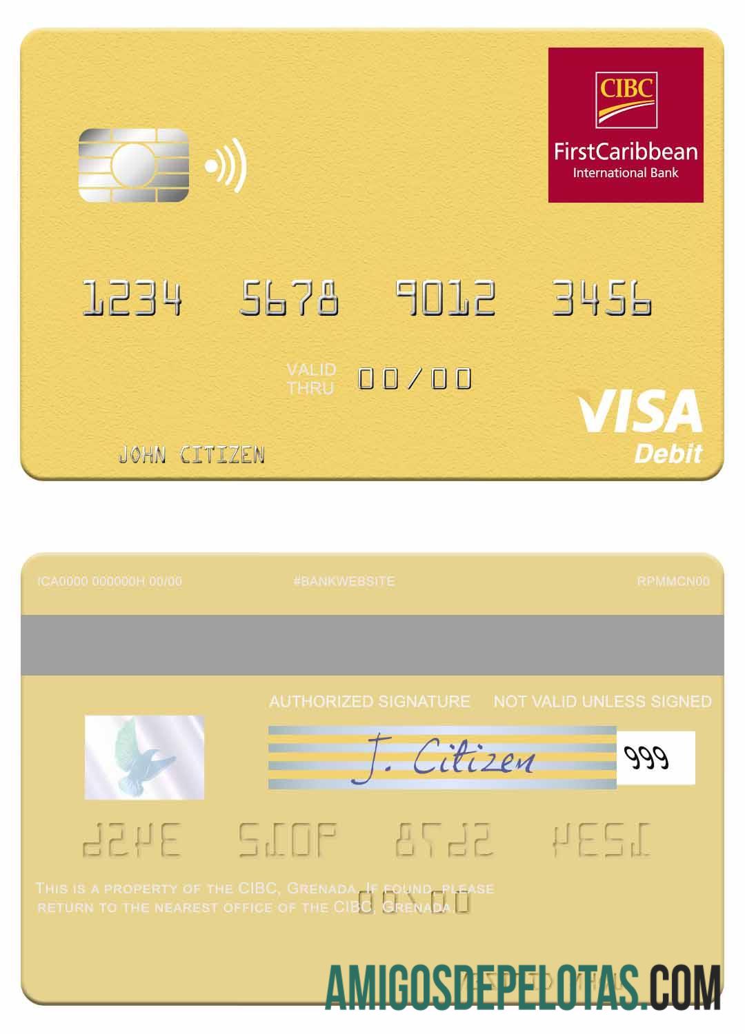 Grenada CBIC Visa Debit Card baixar para verificação